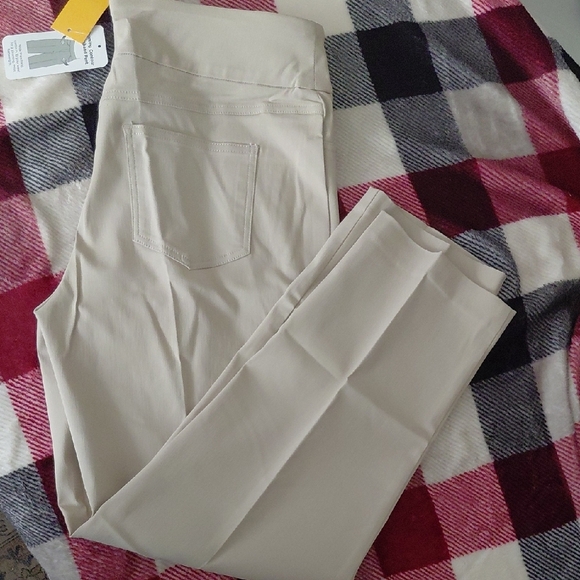 Ruby Rd. Tan Straight Leg Pants - Picture 3 of 4